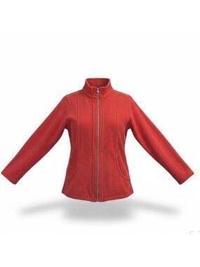 Tommy Bahama Womens Coral Full Zip Jacket Zip Front Casual Wear Size L